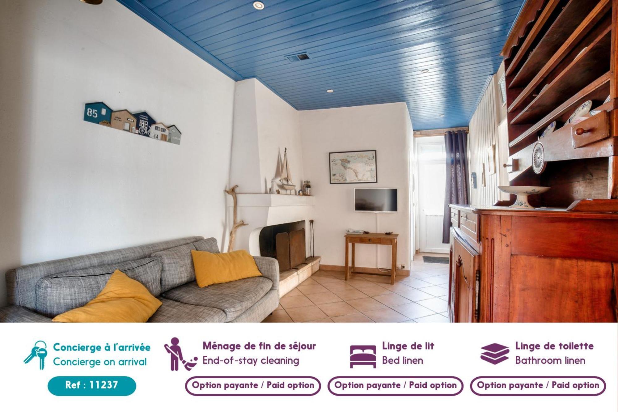 Jolie Maison Avec Cour Pour 5 Personnes Noirmoutier-en-l'Ile Kültér fotó